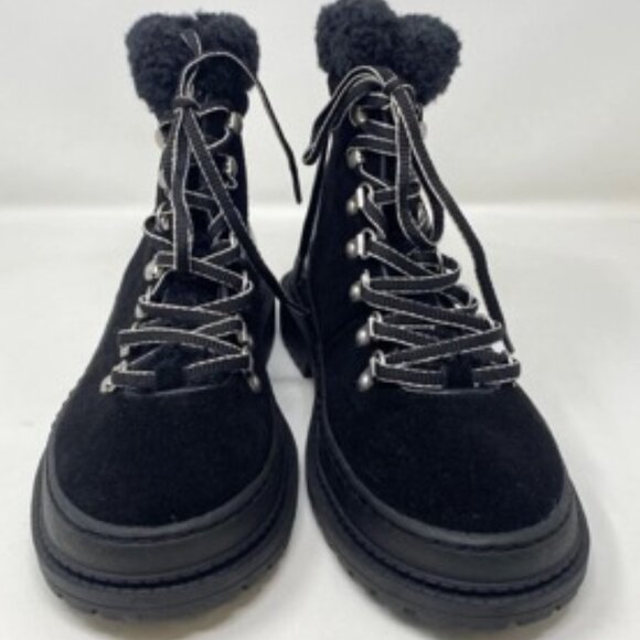 Splendid Yvonne Lug Sole Hiker Combat Women's Boot Black Size 6.5 - Picture 6 of 8